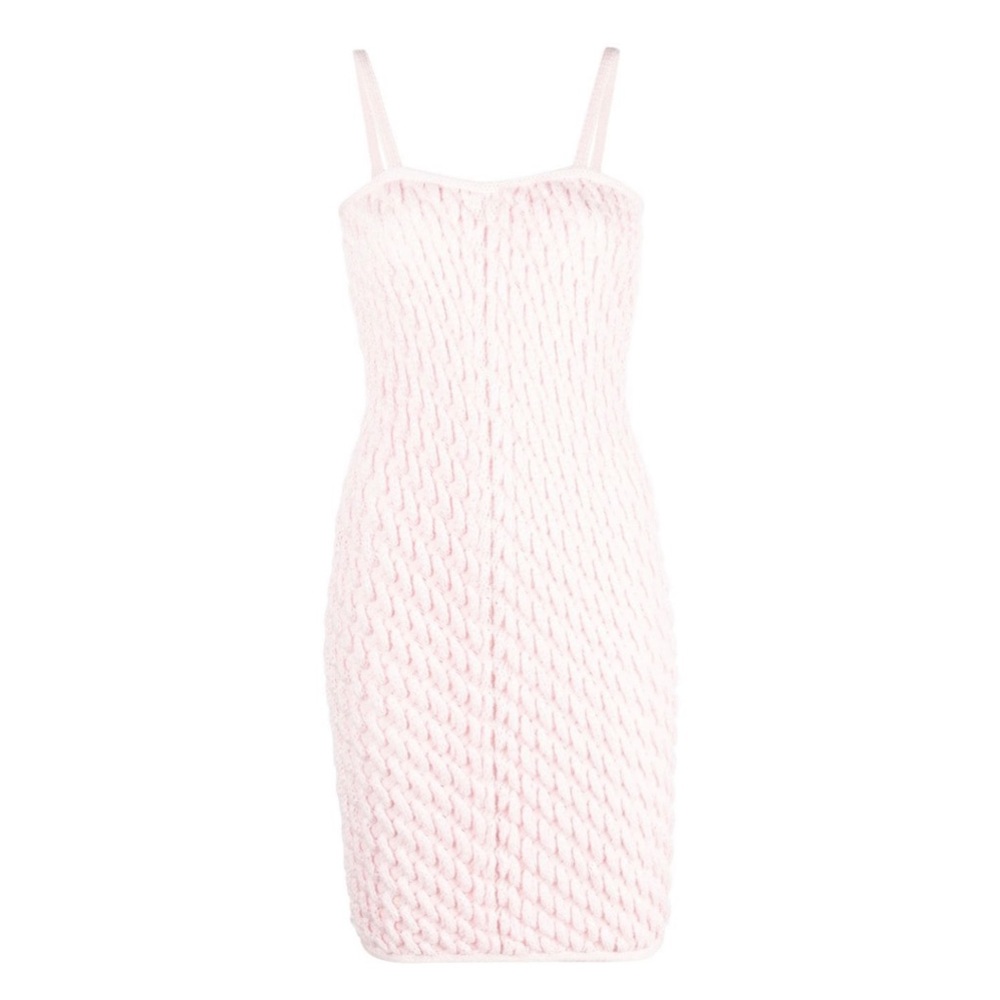 ISA BOULDER Pink Cereal Minidress - Picture 5 of 8